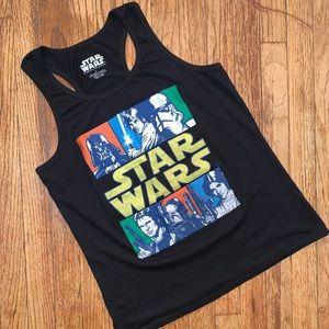 💫Black Star Wars Muscle T-Shirt